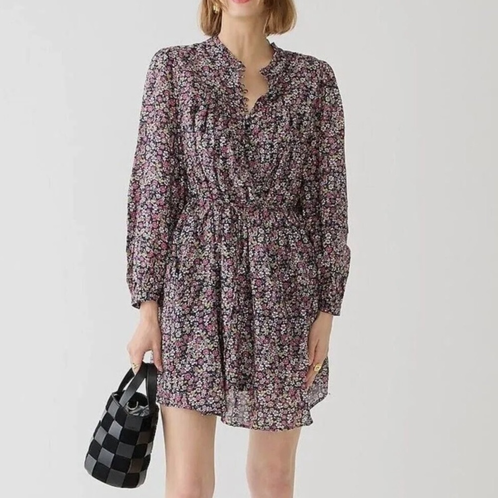 J. Crew Button-Up Mini Dress